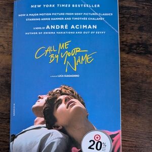 Call Me By Your Name Book with Blue Cover